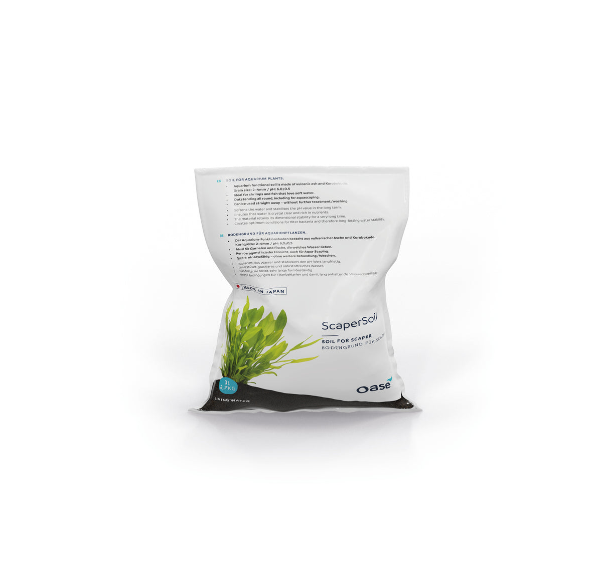Oase ScaperLine Soil 3 l Nero - Suolo Attivo per Acquario Oase ScaperLine Soil 3 l Nero - Suolo Attivo per Acquario